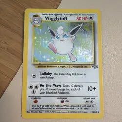 Jungle Pokemon TCG Wigglytuff 16/64 Rare Holo HP/DMG - Image 1