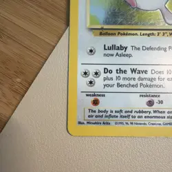 Jungle Pokemon TCG Wigglytuff 16/64 Rare Holo HP/DMG - Image 2
