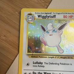 Jungle Pokemon TCG Wigglytuff 16/64 Rare Holo HP/DMG - Image 5