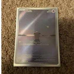 Pokemon Cleffa Illustration Rare Full Art Holo SV03 Card 202/197 30 HP - Image 1