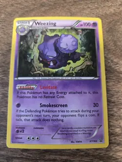 Pokemon Weezing Promo Holo XY XY163 Stage 1 100 HP 30 Attack Card - Image 1