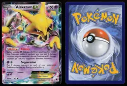 Alakazam EX 25/124 Holo EX Rare Fates Collide Pokemon LP - Image 3