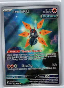 Iron Moth 187/182 SV04: Paradox Rift - Pokemon Card - NM - Image 1