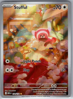 Stufful 154/132 ME01: Mega Evolution - Pokemon Card - NM - Image 1