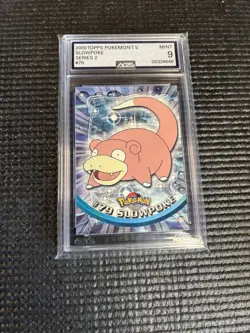 2000 Topps Pokemon TV Animation Series 2 Slowpoke #79 AGS 9 Mint - Image 1