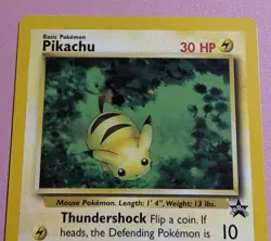 PIKACHU 27 PROMO WIZARDS BLACK STAR PROMOS POKEMON LP/NM - Image 2