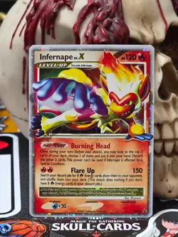 ☠☠ Pokemon Infernape LV.X DP10 Diamond and Pearl Holo - Image 1