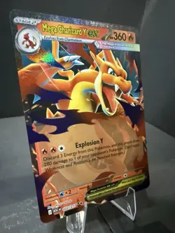 Mega Charizard Y ex 022/217 Me: Ascended Heroes Holo Double Rare Pokemon NM A++ - Image 2