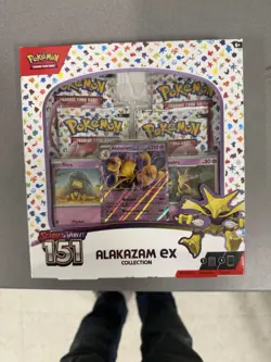 Alakazam EX Collection Pokemon Scarlet & Violet 151 Sealed - Image 1