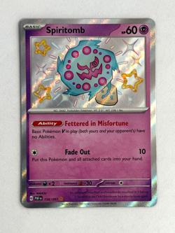Pokemon TCG Spiritomb 158/091 Shiny Rare Sv Paldean Fates - Image 1