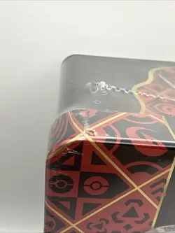 Pokemon Scarlet & Violet Paldean Fates Tin Charizard ex Original release 5 packs - Image 2