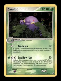 SWALOT 50/101 UC HIDDEN LEGENDS POKEMON LP - Image 1