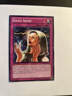 Yugioh - LCJW-EN273 - Sixth Sense - 1st Edition - NM - - Image 1