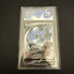 Pokemon TCG Rayquaza V 2024 Polychromatic Gathering Chinese 146 GEM MINT 10 Ace - Image 1