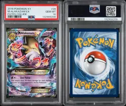 M Alakazam EX 118/124 Mega Pokemon XY Fates Collide 118 GEM MINT PSA 10 - Image 1