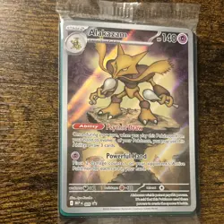 🔥Alakazam 009 Full Art Holo Black Star Me: Mega Evolution Promo Pokemon 2025🔥 - Image 5