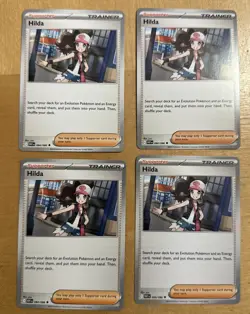 4x Hilda x4 - SV: White Flare - 084/086 - Uncommon - Pokemon TCG Playset - Image 1