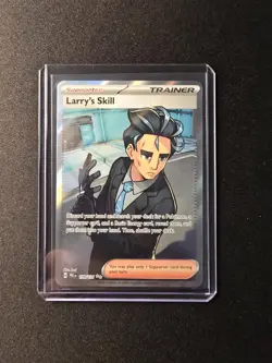 2025 Pokemon Scarlet Violet Prismatic Evolutions Larry's Skill Holo #139/131 - Image 1