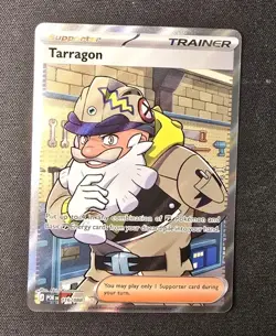 Pokemon TCG Perfect Order EN Tarragon Trainer Full Art Rare Holo 116/88 NM+ - Image 1