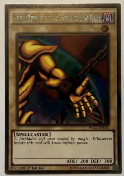 LEFT ARM OF THE FORBIDDEN ONE - PGL2-EN025 PREMIUM GOLD YUGIOH 1st EDITION - Image 1