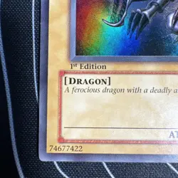 1st Edition SDJ-001 Red-Eyes B. Dragon Ultra Rare VLP LP Holo English NA - Image 5