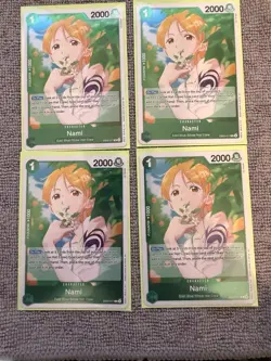 Nami EB02-017 Alt Art EN x4 One Piece Card Game - Image 1