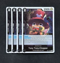 One Piece Tony Tony.Chopper OP15-085 R Foil Playset (x4) - Image 1