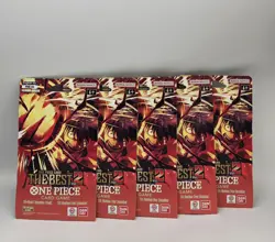 One Piece Premium Booster The Best Vol. 2 PRB-02 Sleeved Booster Pack - Lot of 5 - Image 1