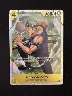 One Piece Roronoa Zoro SR OP15-113 English Adventure on Kami’s Island - Image 1
