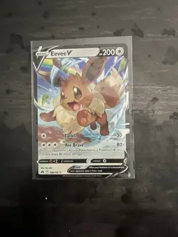 Pokemon TCG Eevee v Crown Zenith Card 108/159 - Image 2