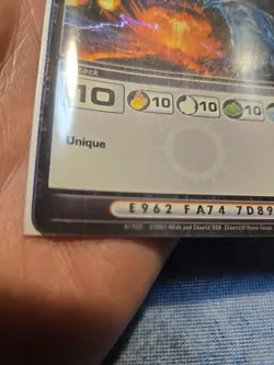 Chaotic 87/232 Allmageddon Super Rare Ripple Holo Foil Attack Card - Image 3