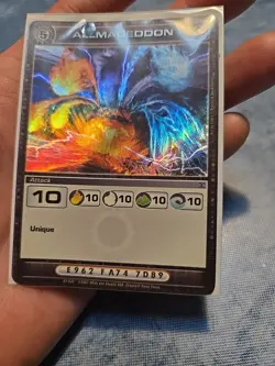 Chaotic 87/232 Allmageddon Super Rare Ripple Holo Foil Attack Card - Image 5