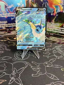 Vaporeon V SWSH150 SWSH: Sword & Shield Promo Cards Holo - Image 1