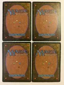 4X MP/HP MTG Magic The Gathering Mishra’s Factory Fourth Edition Land Cards - Image 2