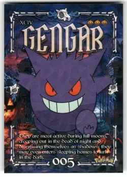 Gengar #5 - Cracked Ice Holo - Prisma Trick or Treat Cards - Pokemon - Image 1