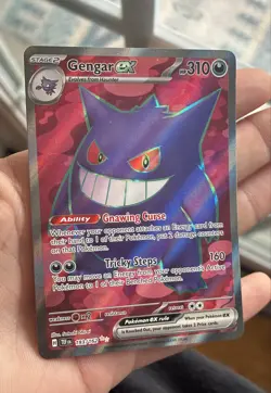 Gengar ex 193/162 Illustration Rare Temporal Forces Pokemon Card NM Full Art 🔥 - Image 1