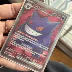 Gengar ex 193/162 Illustration Rare Temporal Forces Pokemon Card NM Full Art 🔥 - Image 3