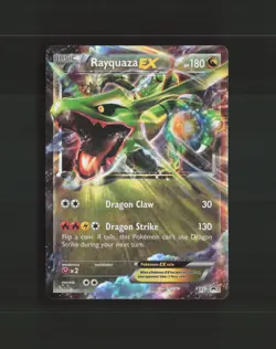 Rayquaza EX XY73 XY Black Star Promo Holo Pokemon Card LP+ - Image 1
