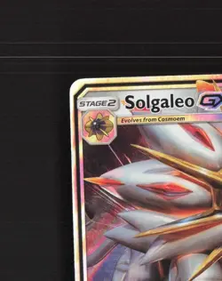 Solgaleo GX SM104 Sun & Moon Black Star Promo Holo Pokemon Card MP - Image 3