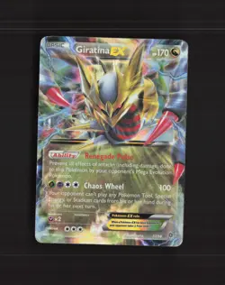 Giratina EX 57/98 Ancient Origins Ultra Rare Holo Pokemon Card DMG - Image 1