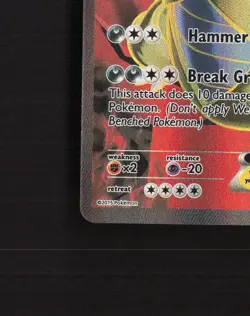 Tyranitar EX 91/98 Ancient Origins Full Art Ultra Rare Holo Pokemon Card LP+ - Image 5