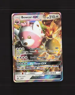 Bewear GX SM34 Sun & Moon Black Star Promo Holo Pokemon Card MP - Image 1