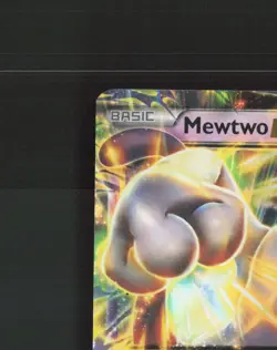 Mewtwo EX XY183 XY Black Star Promo Holo Pokemon Card LP - Image 3