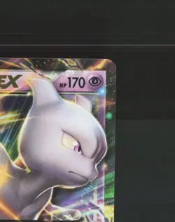 Mewtwo EX XY183 XY Black Star Promo Holo Pokemon Card LP - Image 4