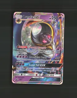 Lunala GX SM17 Sun & Moon Black Star Promo Holo Pokemon Card MP - Image 1