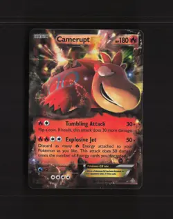 Camerupt EX 29/160 Primal Clash Ultra Rare Holo Pokemon Card NM - Image 1