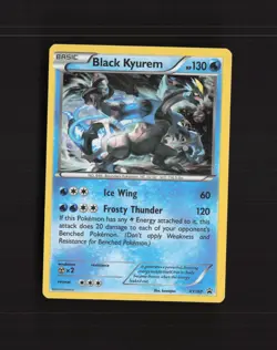 Black Kyurem XY160 XY Black Star Promo Holo Pokemon Card LP - Image 1