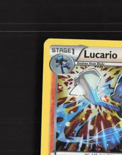 Lucario XY140 XY Black Star Promo Holo Pokemon Card LP+ - Image 3
