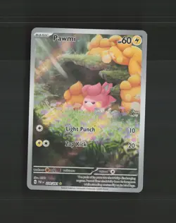 Pawmi 226/091 Paldean Fates Full Art Ultra Rare Holo Pokemon Card MP - Image 1