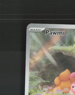 Pawmi 226/091 Paldean Fates Full Art Ultra Rare Holo Pokemon Card MP - Image 3